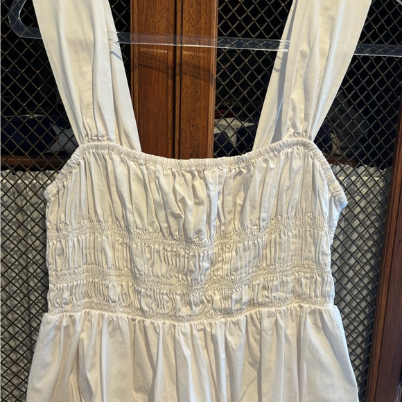 SOLD Staud Ida Midi Dress White XL - Picture 8 of 10